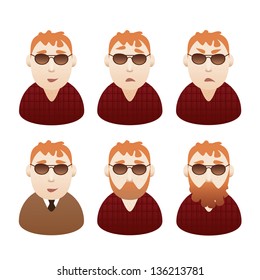 set of the red heads