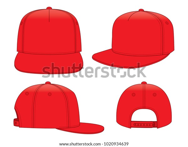 red hip hop cap