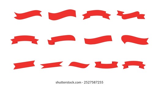 Conjunto de colección de cinta roja