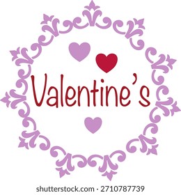 Conjunto de icono de corazón de forma roja, forma de corazón de conjunto de Vector, amantes en el día de San Valentín de fondo de San Valentín con un rojo cayendo corazones. Concepto de amor.
