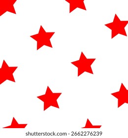 set of red star icons