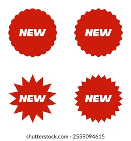 Set of red starburst. Price sticker, sale sticker, price tag, starburst, quality mark, retro stars, sale or discount sticker, sunburst badges, sun ray frames, promotional badge set, shopping labels