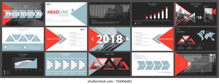 
Set of red white informational elements for presentation templates, infographics, background 2018. Template, business, corporate reporting, marketing, advertising. Annual report, postcard, banner
