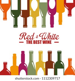 set red wine bottles