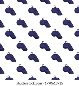 set referee whistles pattern background vector illustration design