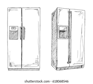 Refrigerator Drawing High Res Stock Images Shutterstock