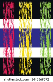 Set of repeating horizontal abstract color spots. Background for finishing fabrics, prints on clothing, paper and bags.