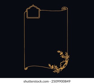 Set of Resizable Decorative Frames, Calligraphic frames, floral rectangular frame, Borders corners ornate frames for certificate floral classic vector designs collection