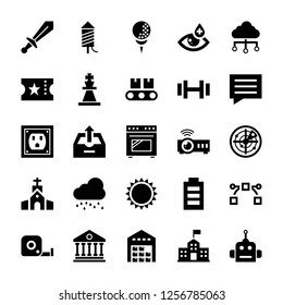 
Set of responsive user interface icons in a solid vector style is right here to represent a huge variety of user interface visuals.  