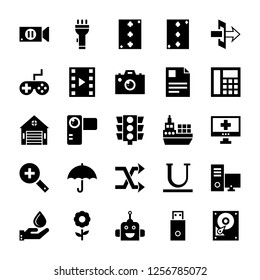 
Set of responsive user interface icons in a solid vector style is right here to represent a huge variety of user interface visuals.  