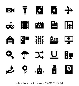 
Set of responsive user interface icons in a solid vector style is right here to represent a huge variety of user interface visuals.  