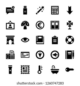 
Set of responsive user interface icons in a solid vector style is right here to represent a huge variety of user interface visuals.  