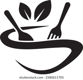 Set of Restaurant food menu and bar labels with unique shapes and text designs logo