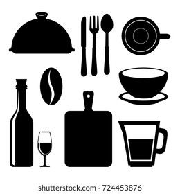 set of restaurant icon 
