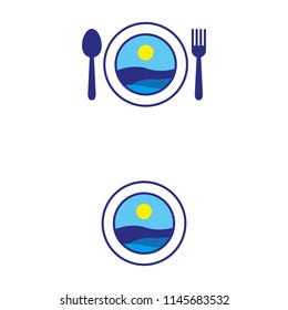 a set of restaurant icons