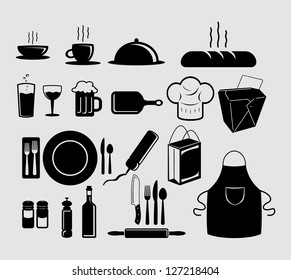 Set of Restaurant Icons