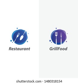 Set of Restaurant Logo Design Templates