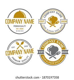 A Set Of Restaurant Vector , A Set Of Food Logo