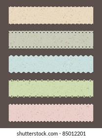 Set retro borders vector illustration Eps 10.