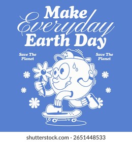 set of retro earth cartoon mascot characters,
groovy retro universe mascot, earth day designs set,
vector globe design, y2k retro earth day cartoon,
earth day designs bundle, vector planet