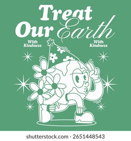 set of retro earth cartoon mascot characters,
groovy retro universe mascot, earth day designs set,
vector globe design, y2k retro earth day cartoon,
earth day designs bundle, vector planet