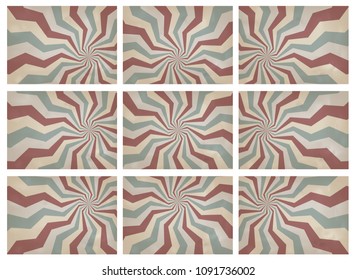 set of retro pattern a vintage background. for montage your poster 