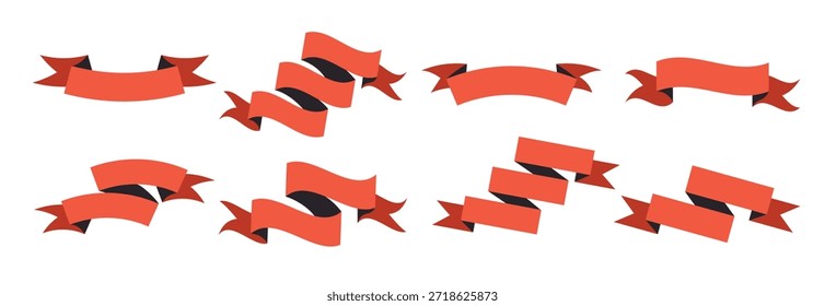 Conjunto de Ilustración vectorial de cinta retro