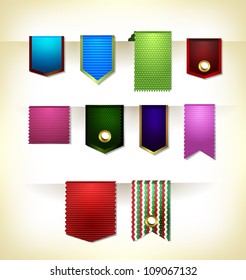 Set of retro scrapbooking. Vector illustration can be used banners, invitation, congratulation or website layout vector.