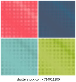 Set of Retro Style Pop Art Background ,Colorful Halftone Backgrounds, Vector Illustration