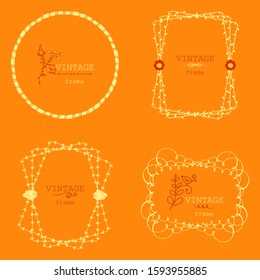 Set of retro vintage badges and label logo graphics. Design elements, business signs, labels, logos, circle design