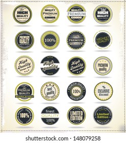 Set of retro vintage badges and labels