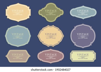 Set of Retro Vintage Badges and Labels