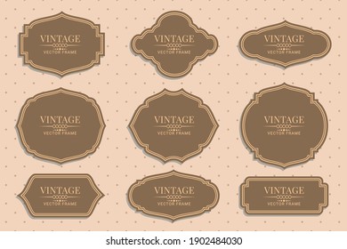 Set of Retro Vintage Badges and Labels