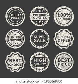 Set Of Retro Vintage Badges And Labels.