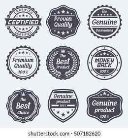 Set of retro vintage badges and labels