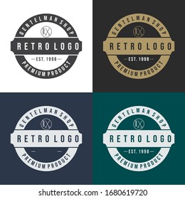 Set of Retro Vintage design. Vector design elements, labels, badges. Eps10