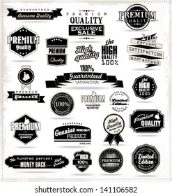 Set of Retro Vintage labels