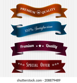 Set of retro vintage labels.