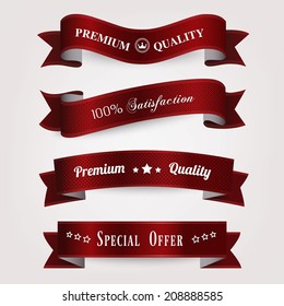 Set of retro vintage labels.