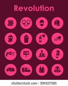It is a set of revolution simple web icons