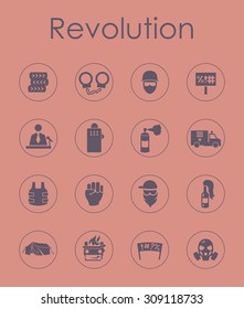 It is a set of revolution simple web icons