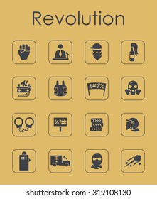 It is a set of revolution simple web icons