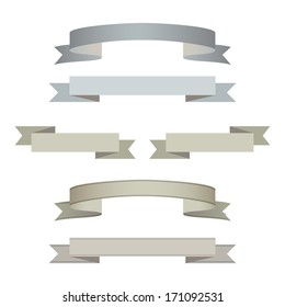 Set of ribbons