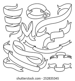 set of ribbons