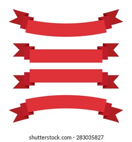 Set of ribbons