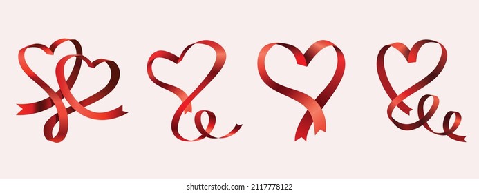 Valentine Ribbon Heart Royalty Free SVG, Cliparts, Vectors, and Stock  Illustration. Image 11031524.