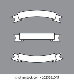 Set Of Ribbons Illustration