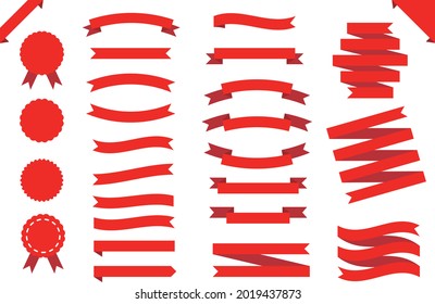 Conjunto de cintas. Elementos de cinta de opciones. Etiqueta de Starburst. Vintage. Colección moderna de cintas. Ilustración vectorial.