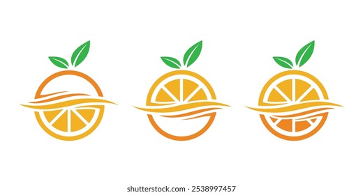 SET rich source of vitamin c,WATER  logo, icon,design, symbol, badge, latest illustration,  orange lemon, 