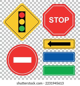 Straßenschilder für Vektorgrafik-Sammlungen